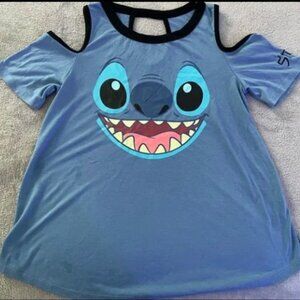 Disney Stitch Cold Shoulder Shirt